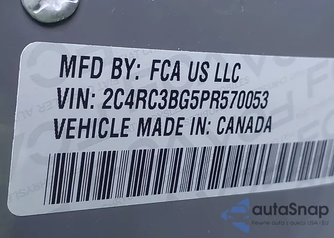 2C4RC3BG5PR570053: 43957953