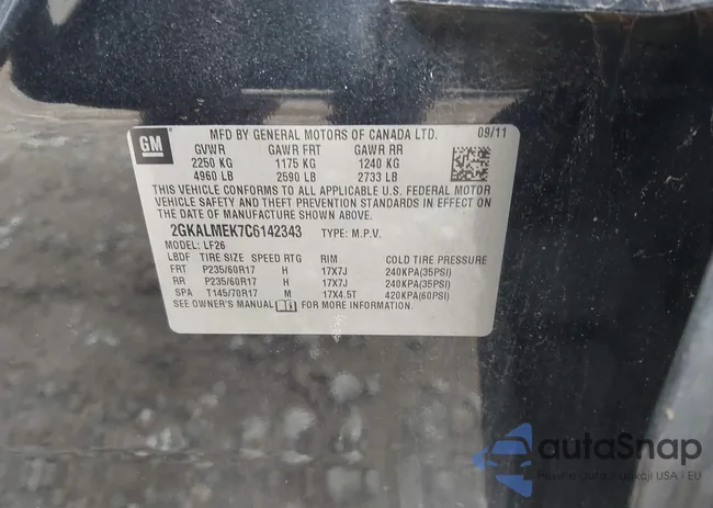 2GKALMEK7C6142343: 43958105