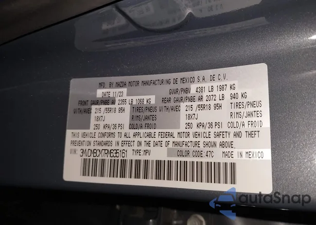 3MVDMBCM7RM635161: 43958108