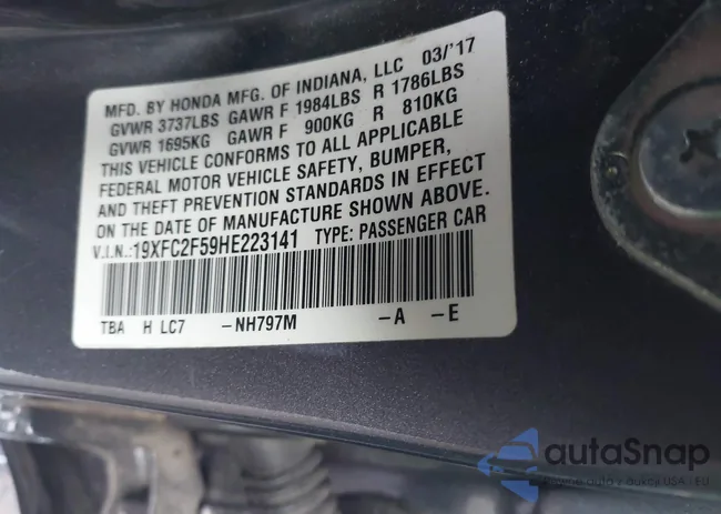 19XFC2F59HE223141: 43958130