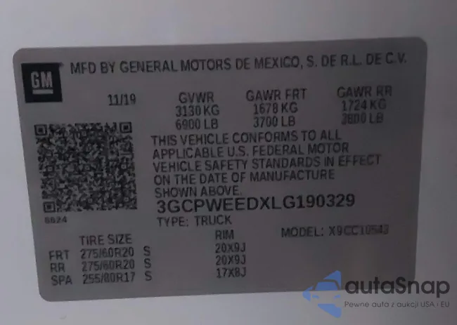 3GCPWEEDXLG190329: 43958206