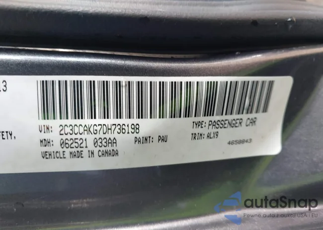 2C3CCAKG7DH736198: 43958341