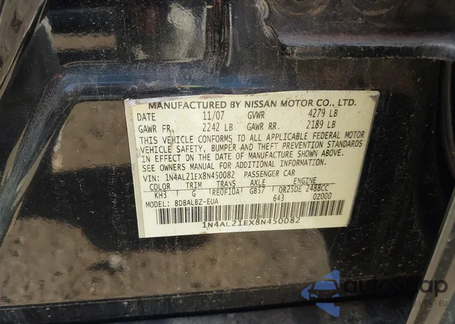 1N4AL21EX8N450082: 43957529