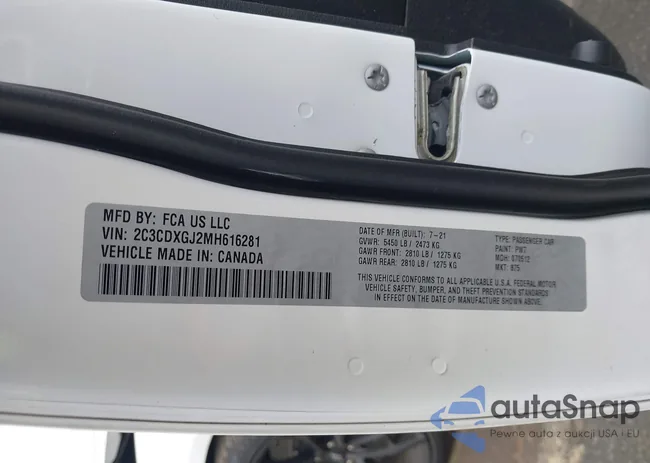 2C3CDXGJ2MH616281: 43957749