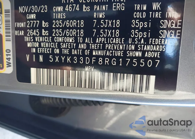 5XYK33DF8RG175507: 43959033