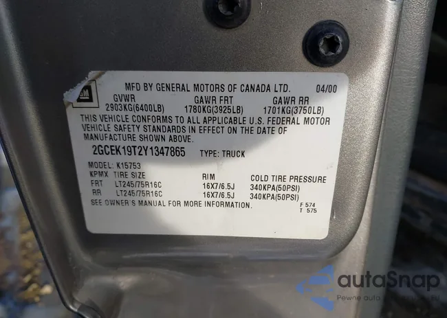 2GCEK19T2Y1347865: 43959079