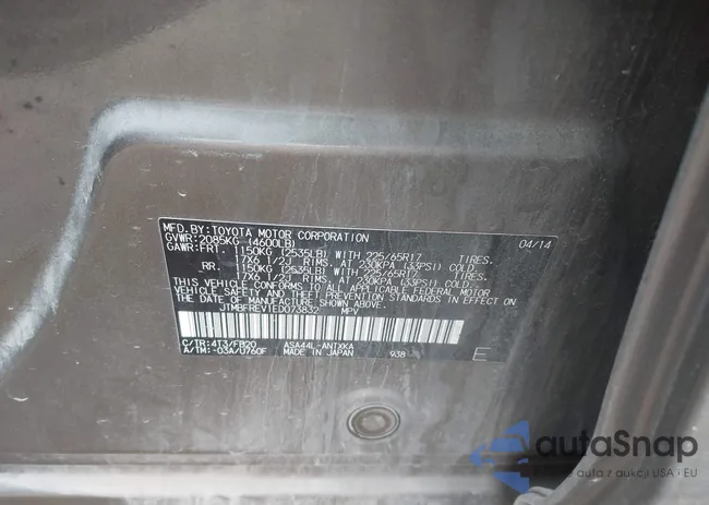 JTMBFREV1ED073832: 43959133