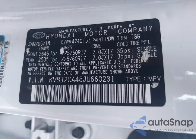 KM8J2CA48JU660231: 43959228