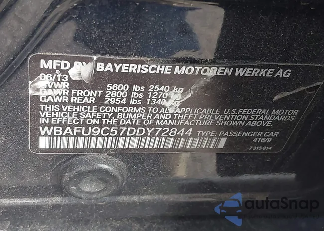 WBAFU9C57DDY72844: 43958358