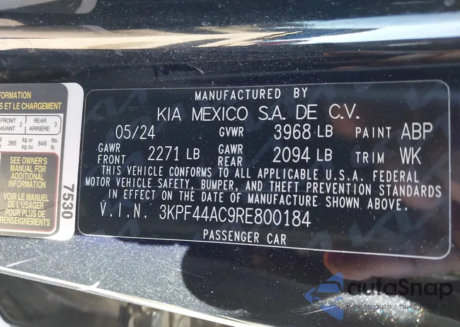 3KPF44AC9RE800184: 43958371