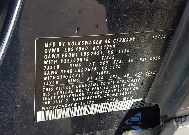 WVGBV7AX4FW565173: 43958406