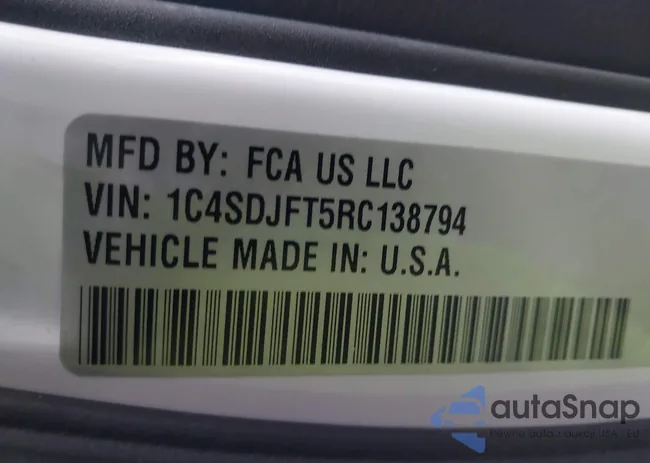 1C4SDJFT5RC138794: 43958574