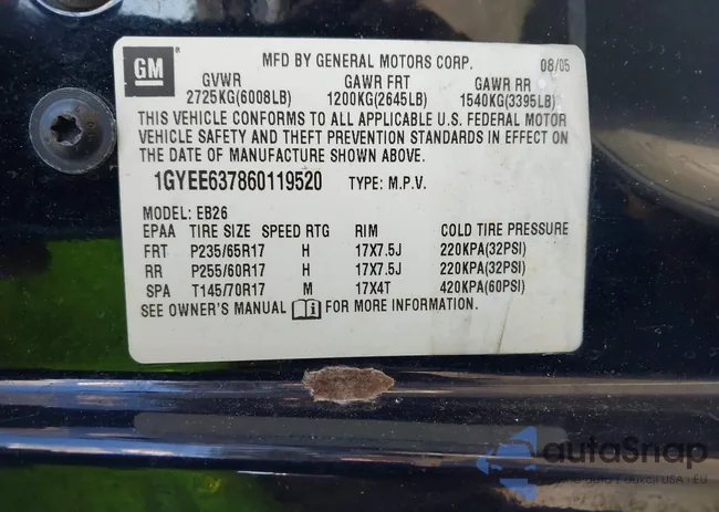 1GYEE637860119520: 43959947