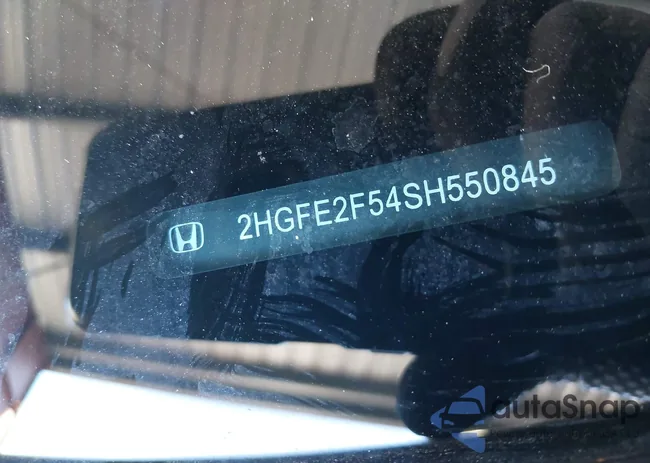 2HGFE2F54SH550845: 43960006