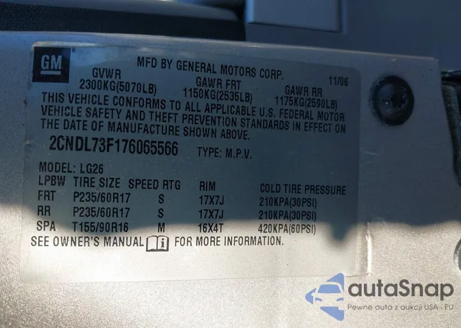 2CNDL73F176065566: 43960043