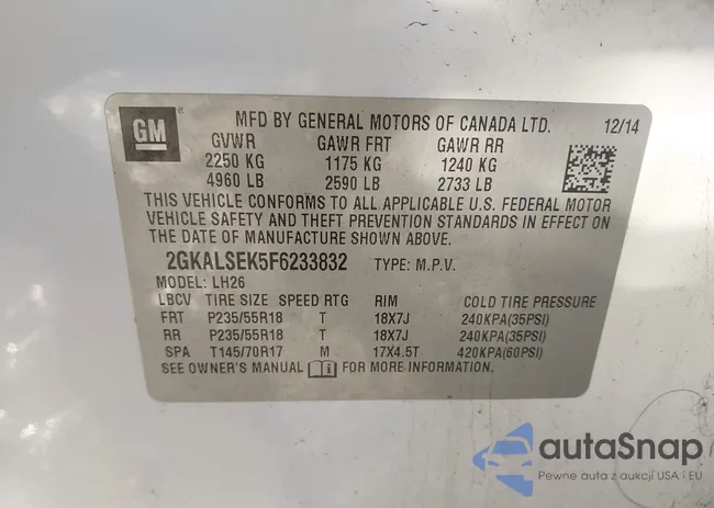 22KALSE05F6233832: 43960289