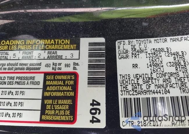 3TMCZ5AN9MM444104: 43959463