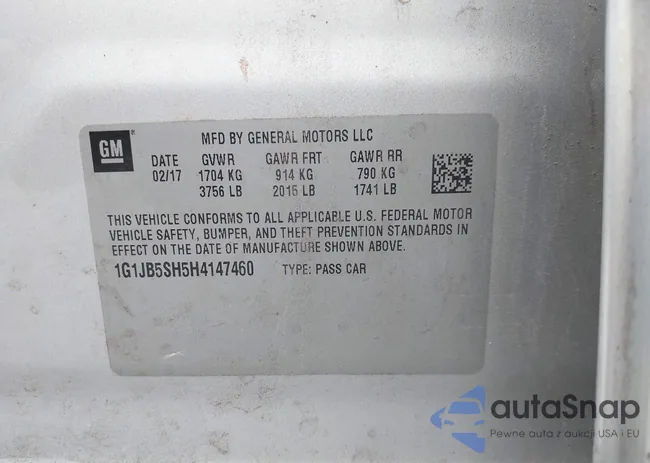 1G1JB5SH5H4147460: 43959604