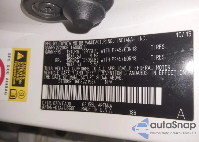 5TDBKRFH6FS221984: 43959681