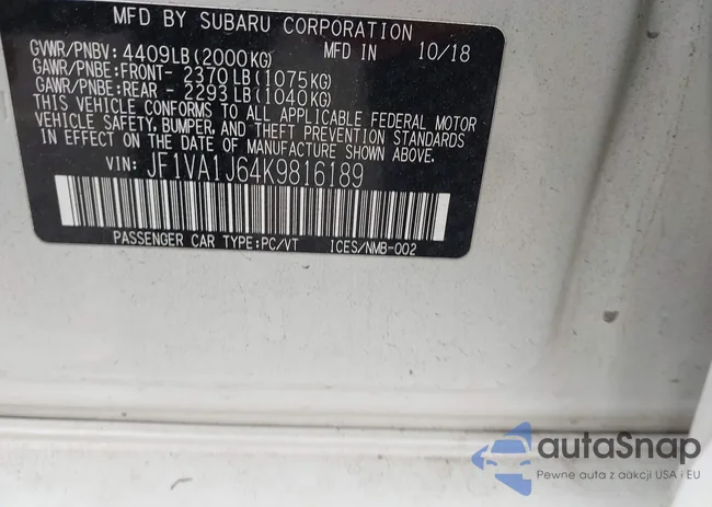 JF1VA1J64K9816189: 43960967