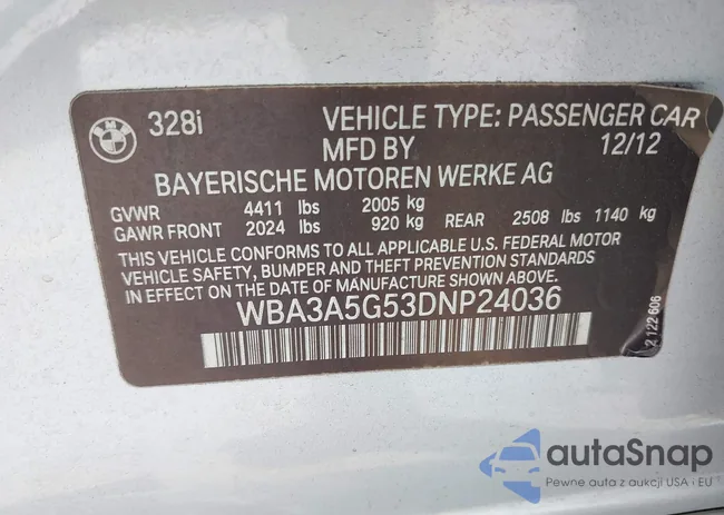 WBA3A5G53DNP24036: 43961036