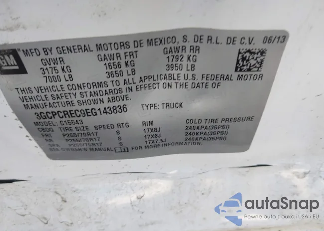 3GCPCREC9EG143836: 43961081