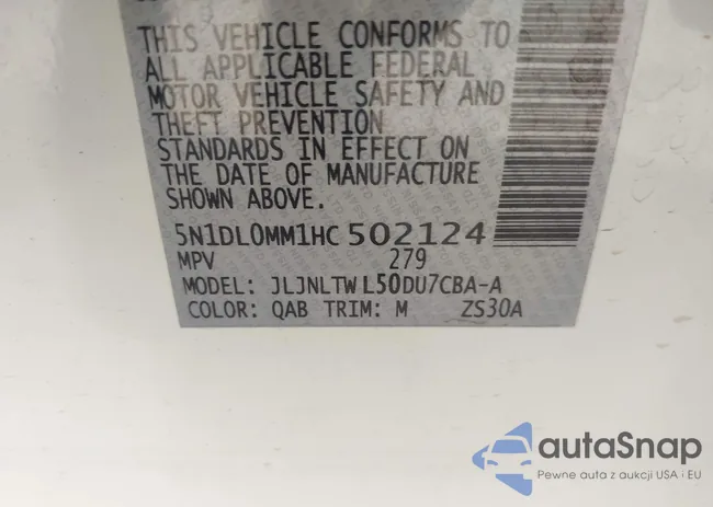 5N1DL0MM1HC502124: 43961109