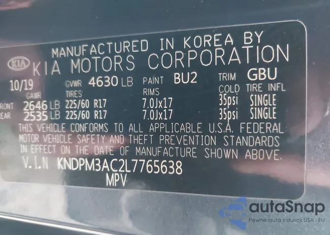 KNDPM3AC2L7765638: 43961154