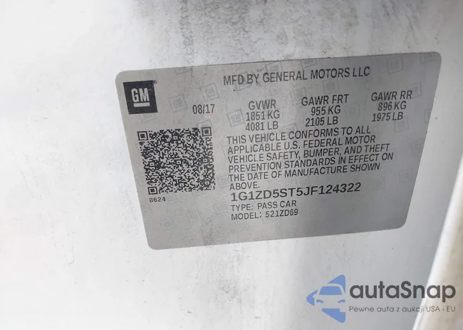 1G1ZD5ST5JF124322: 43961176