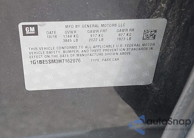 1G1BE5SM3H7162076: 43961205