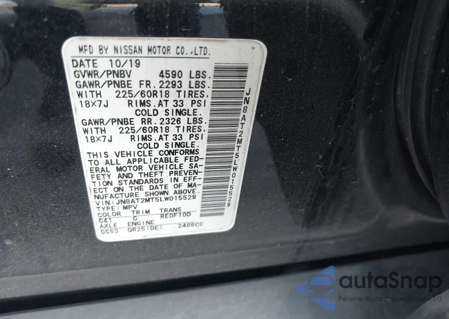 JN8AT2MT5LW015529: 43961215