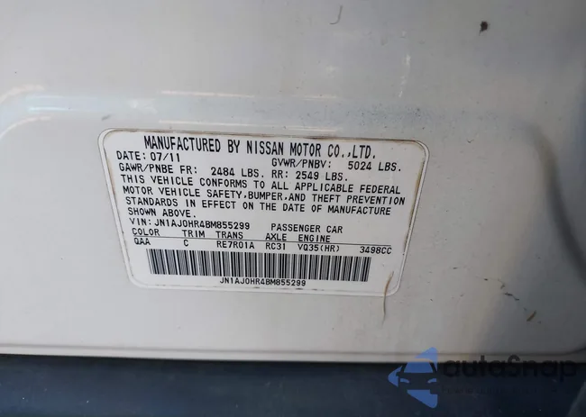 JN1AJ0HR4BM855299: 43961289