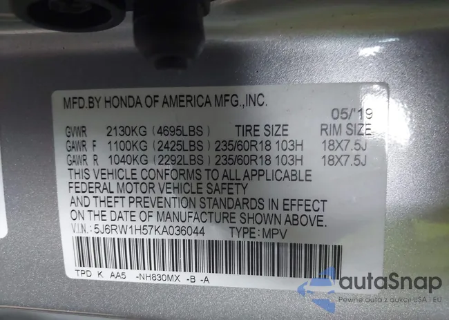 5J6RW1H57KA036044: 43961291