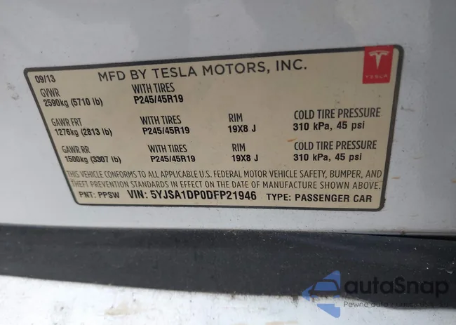 5YJSA1DP0DFP21946: 43960354