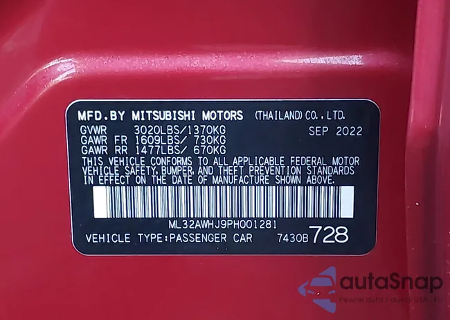 ML32AWHJ9PH001281: 43960441