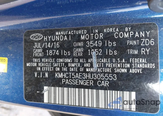 KMHCT5AE3HU305553: 43961775