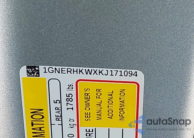 1GNERHKWXKJ171094: 43961777