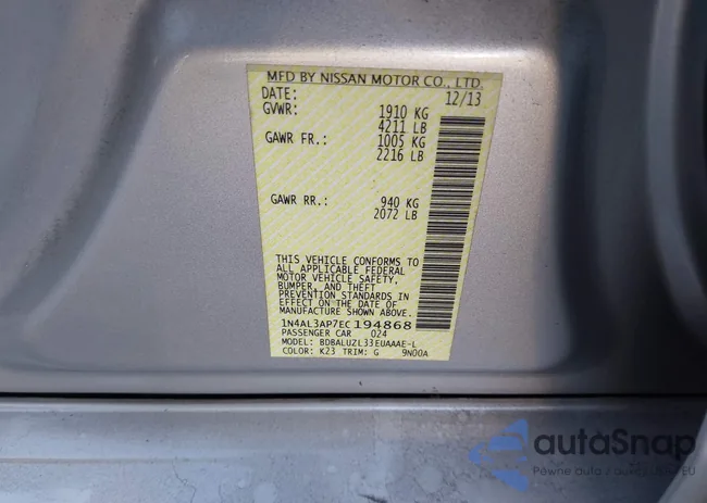 1N4AL3AP7EC194868: 43961822