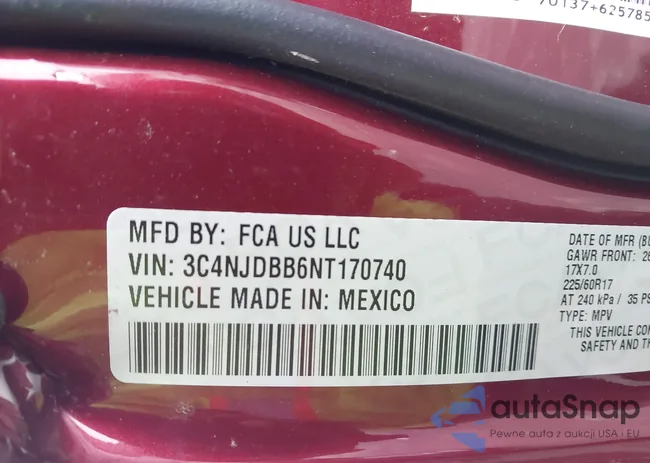 3C4NJDBB6NT170740: 43961870