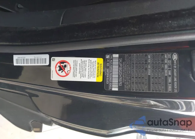 SALVP1BG2DH769763: 43961940