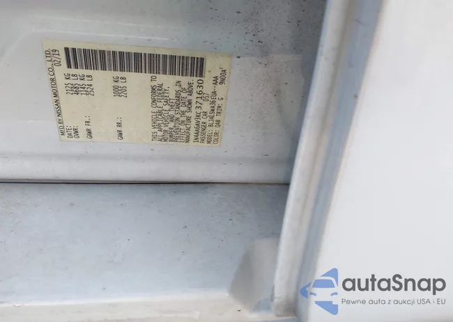 1N4AA6AV3KC371630: 43962065