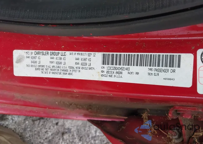 1C3CDZBGXDN521403: 43962153