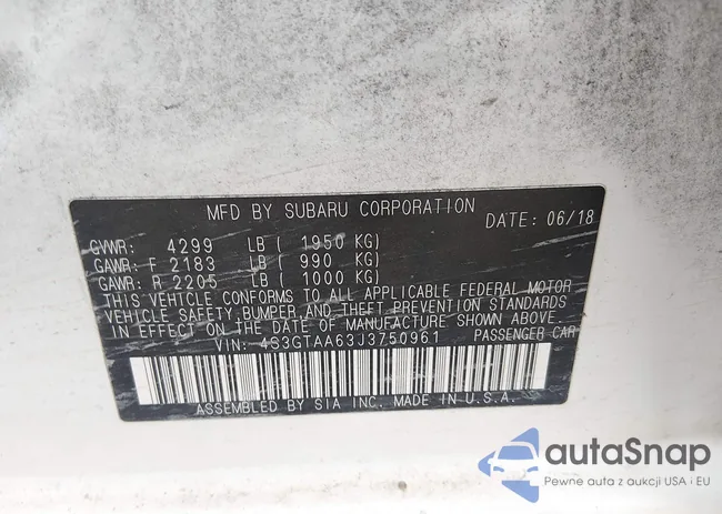 4S3GTAA63J3750961: 43962192