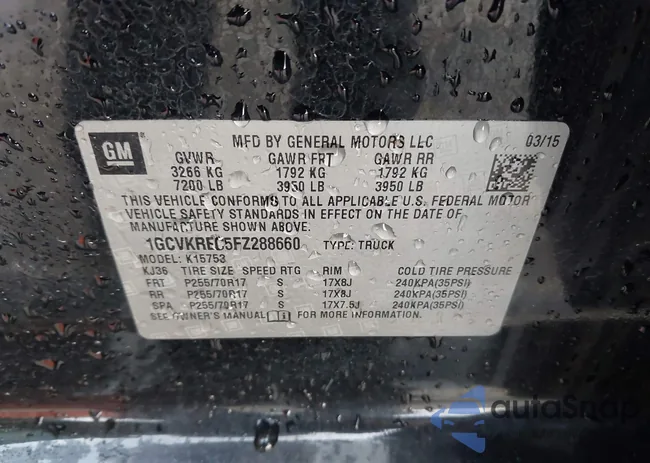 1GCVKREC5FZ288660: 43962277