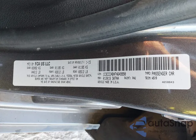 1C3CCCABXFN649990: 43961343