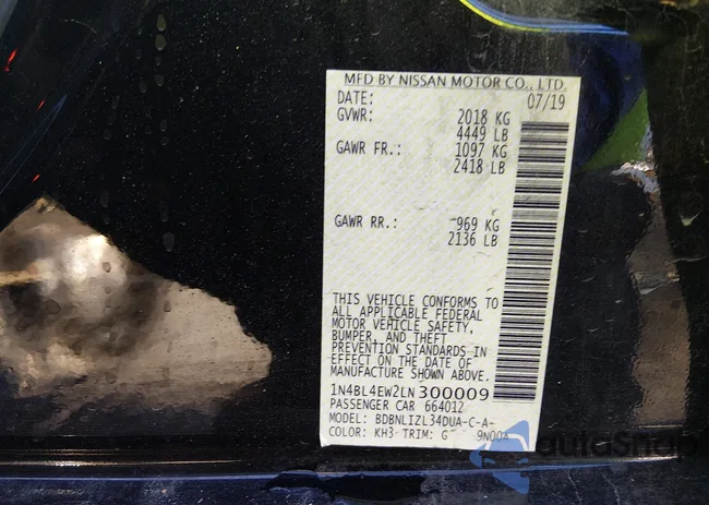 1N4BL4EW2LN300009: 43962944