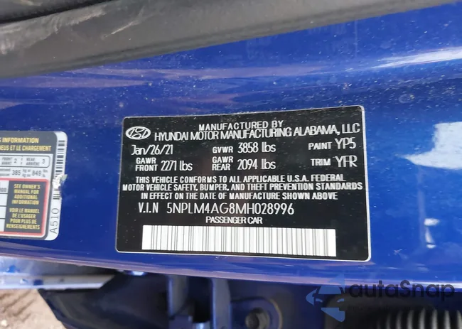 5NPLM4AG8MH028996: 43963010