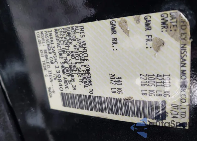 1N4AL3AP5FC139840: 43963044