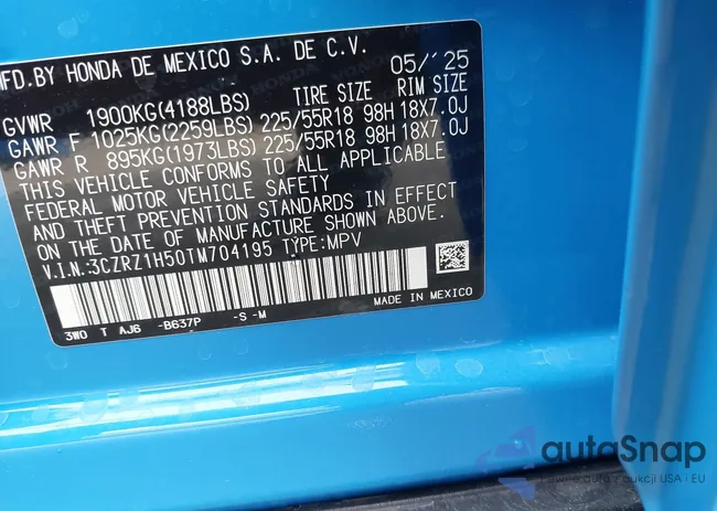 3CZRZ1H50TM704195: 43963144