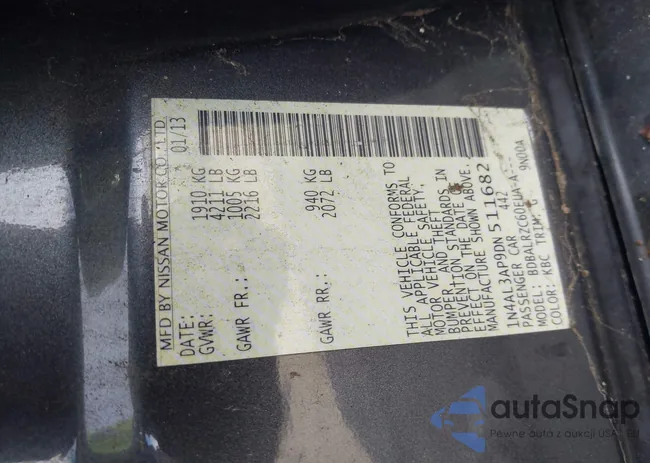 1N4AL3AP9DN511682: 43962411